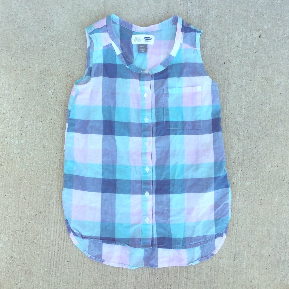 Hi-Lo Kids Plaid Tunic