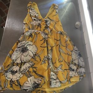 Tobi Flower yellow dress