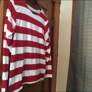 ❗️2for$15 Red and White Long Sleeve