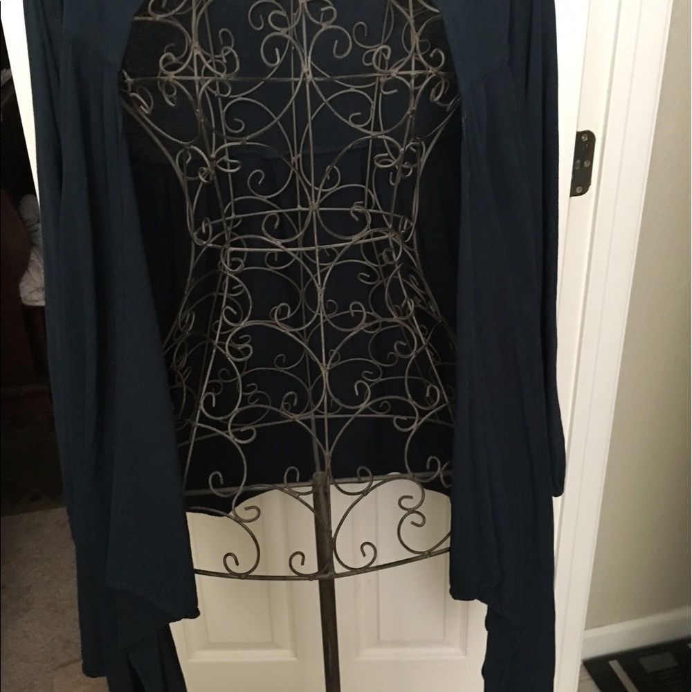 Waterfall open front, jersey jacket