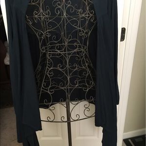 Waterfall open front, jersey jacket