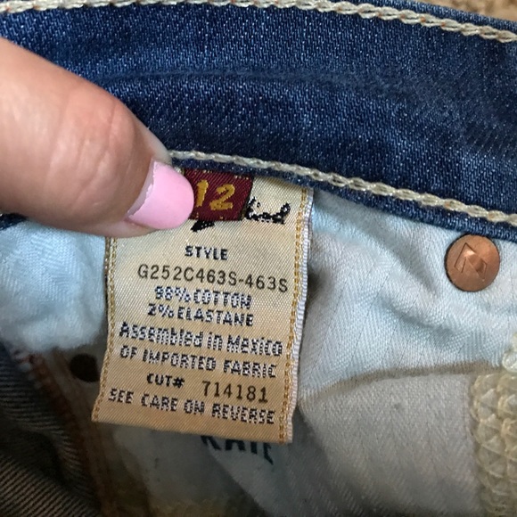 Sevens for all Mankind kids crystal pocket jeans - Picture 6 of 8