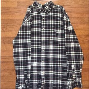 Chaps Plaid Button Down, light weight