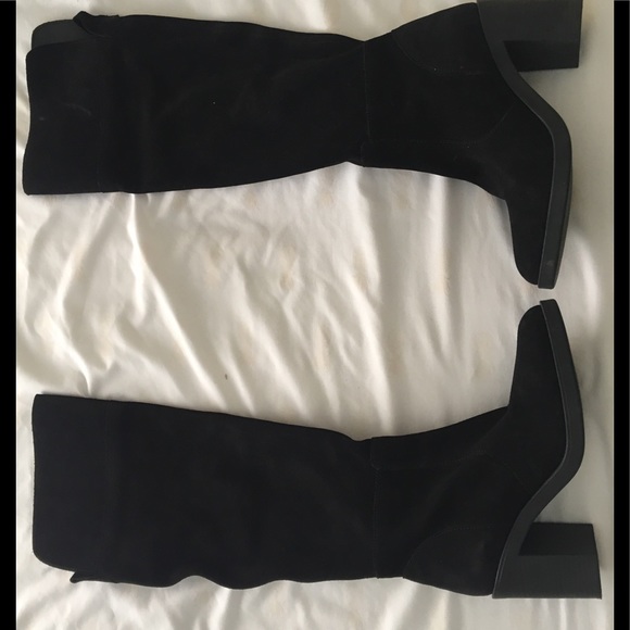 Black Leather boots, size 8.5 women's - Picture 3 of 4