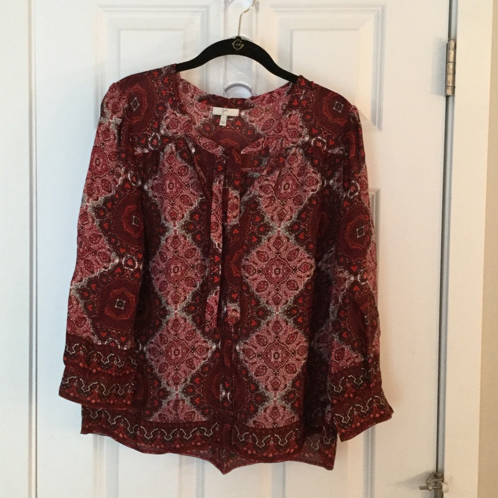 Joie silk top, Large