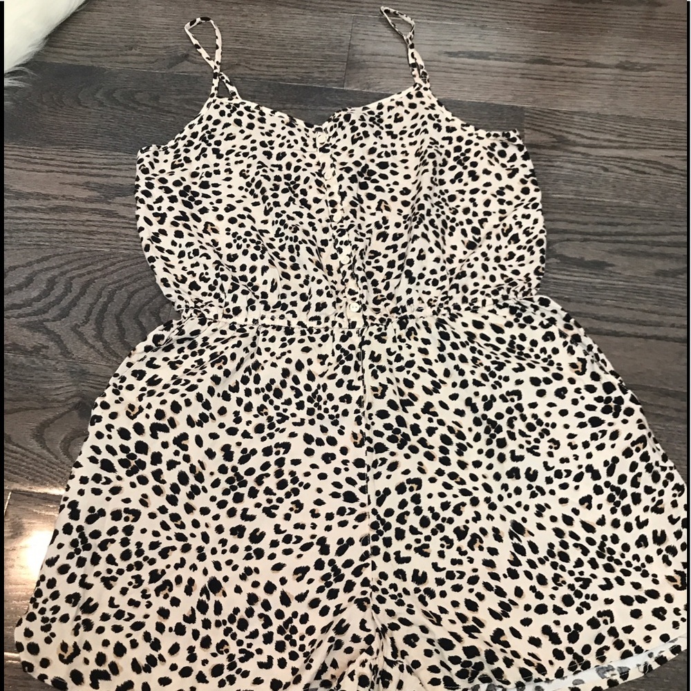 leopard print romper H&M NEVER WORN