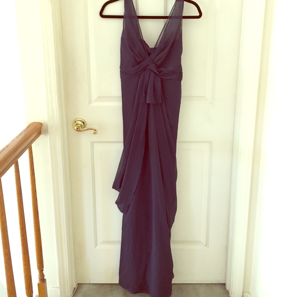 Vera wang navy gown