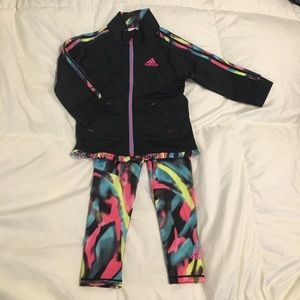 Adidas yoga stretch pants and jacket