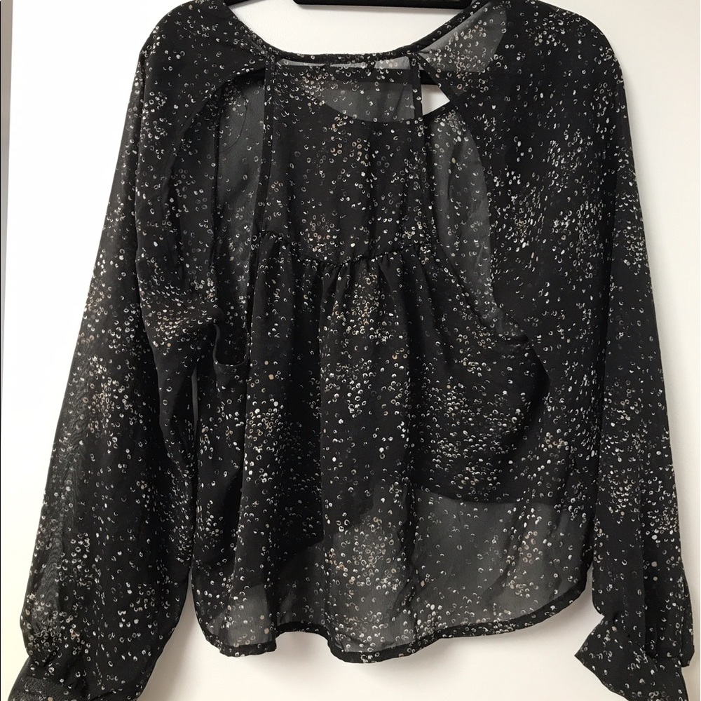 brandy melville one size fits all cutout back top