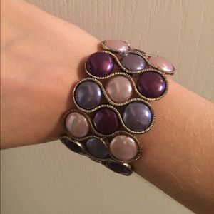 3-Row Circle Bead Bracelet