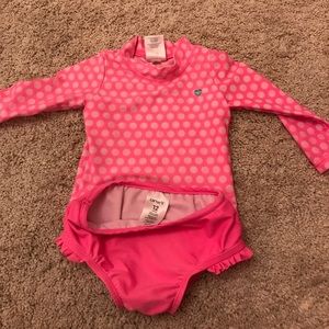 Long sleeve swim suit 2 piece