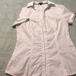 White Express stretch blouse $5 item or 3 for $12!