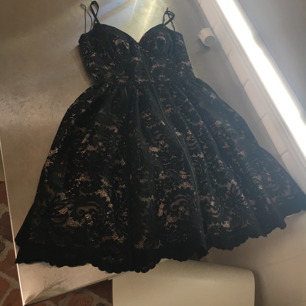 Cute short black dress