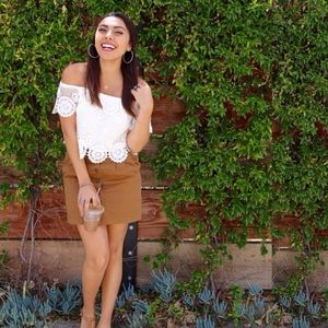Tobi Tops - Lace off shoulder Tobi Tops - Lace off shoulder