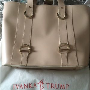 Beige/Cream color tote by Ivanka Trump