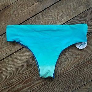 Reversible cheeky swim bottom
