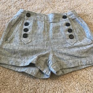 High wasted sailor shorts