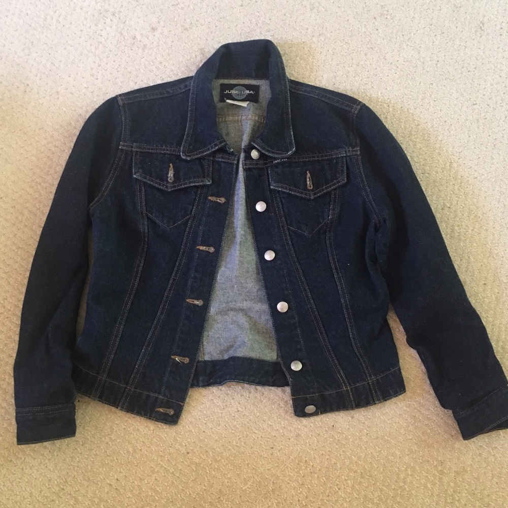 Dark blue denim jacket