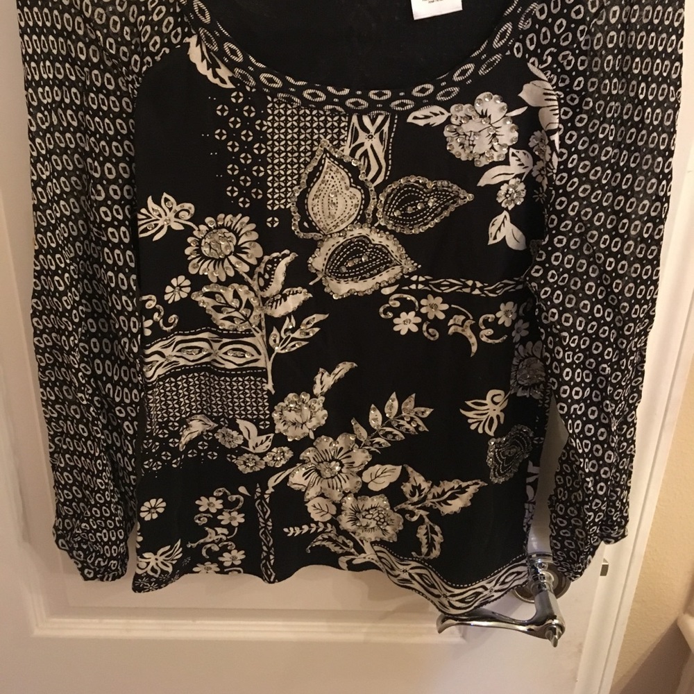 Beaded blouse