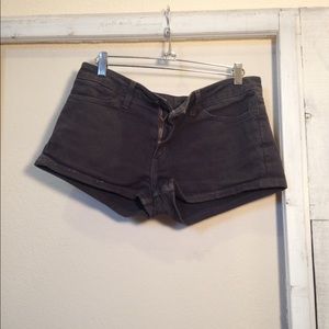 American Apparel Shorty Shorts Faded Black 26