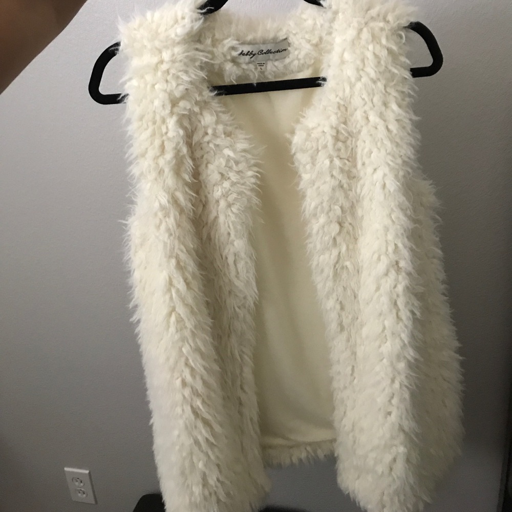 Faux fur vest