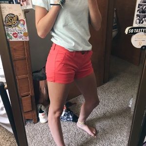 Pink American Eagle Mid-Rise Chino Shorts !!!