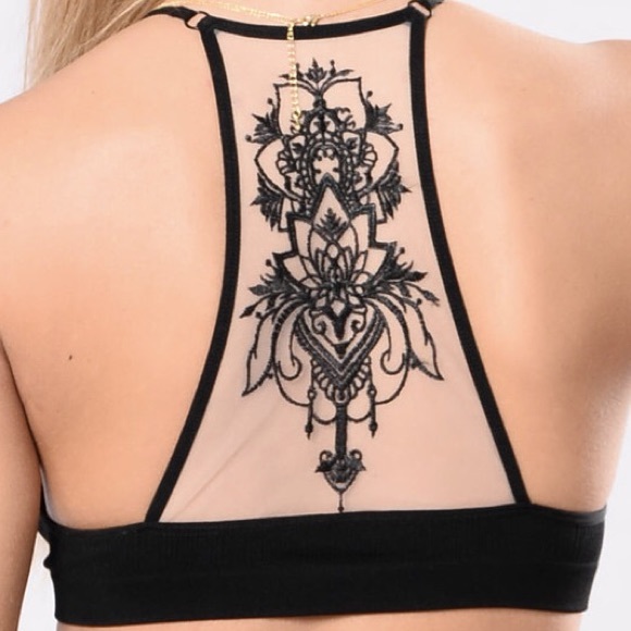 ❤️ Tattoo Back Bralette - Picture 3 of 3