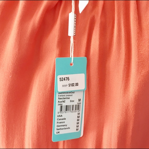 ⭐️☀️HP☀️Sea Folly Jumpsuit: Orange, EUC - Picture 5 of 5