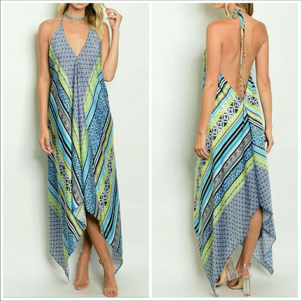 Gorgeous open back maxi!