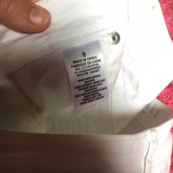 White high waisted shorts - Picture 4 of 4