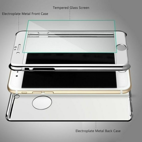 IPhone 7 & 7 Plus Silver Mirror Full Body Case - Picture 5 of 5