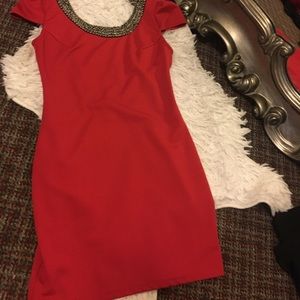 Red mini dress only worn once