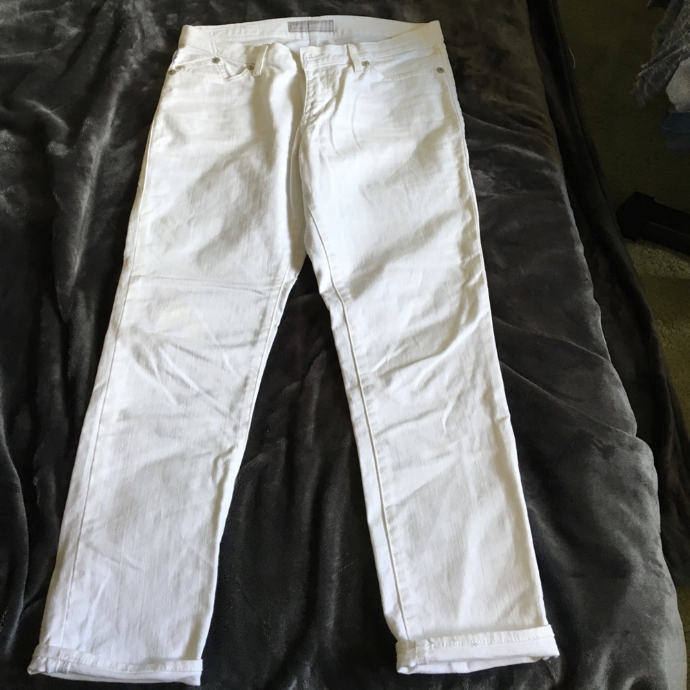 White jeans