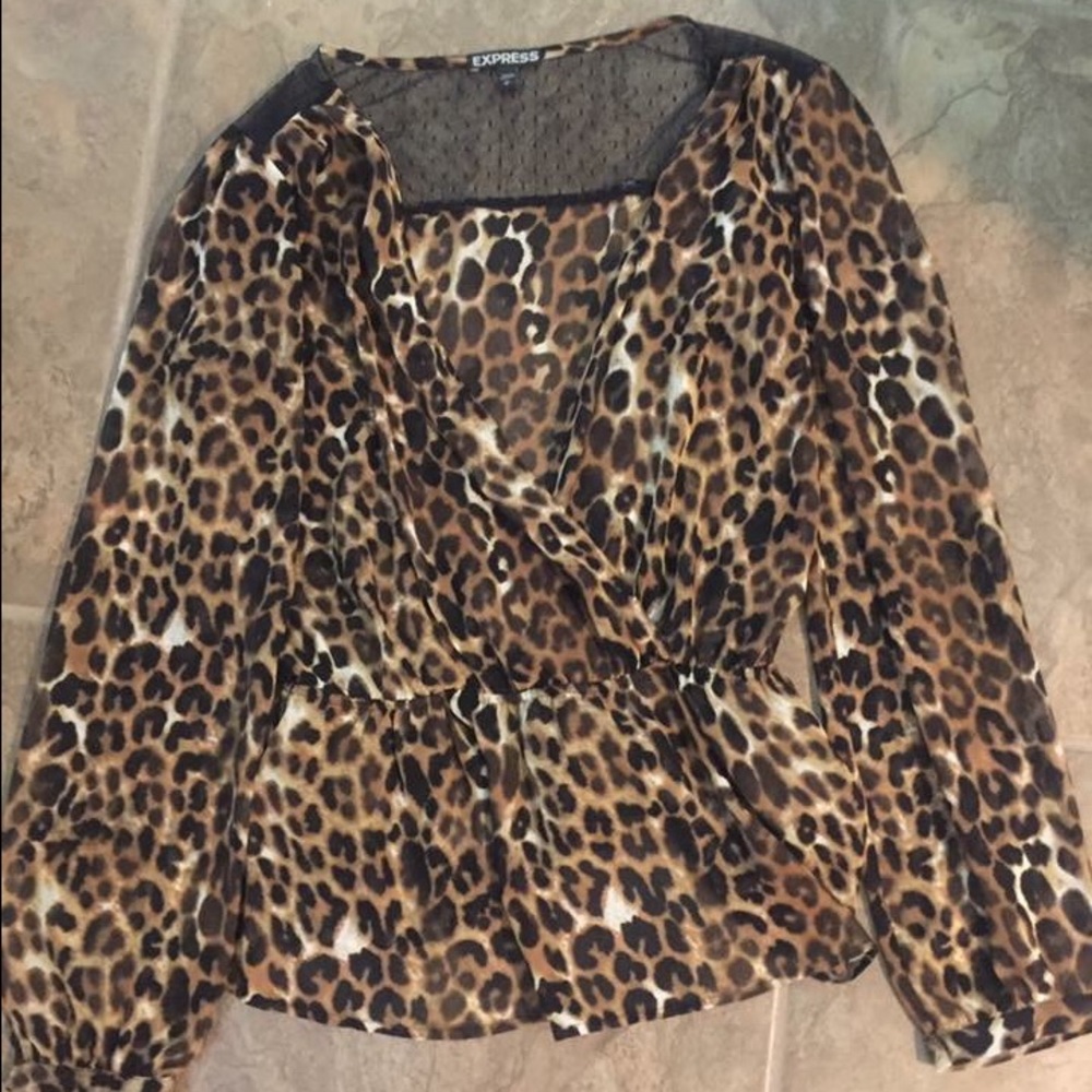 Cheetah blouse