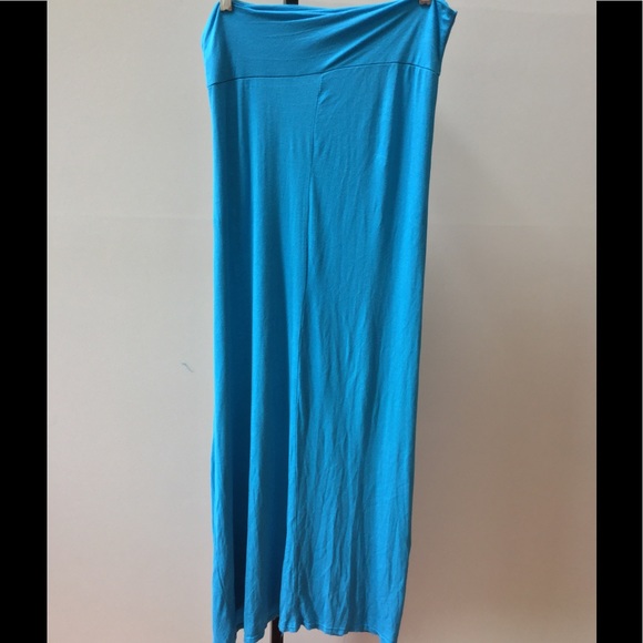💙Blue Maxi Skirt/Tube Dress💙 - Picture 3 of 3