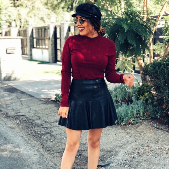 Express Tops - Burgundy long sleeve Express Tops - Burgundy long sleeve