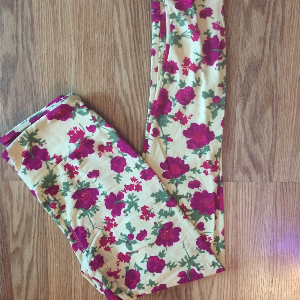 Lularoe Floral Leggings