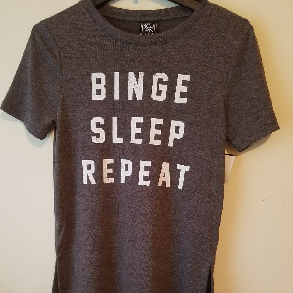 Binge sleep repeat shirt