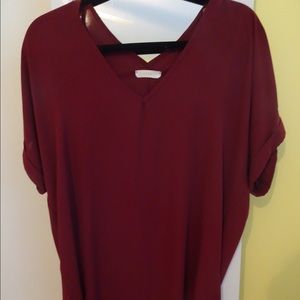 Maroon shirt