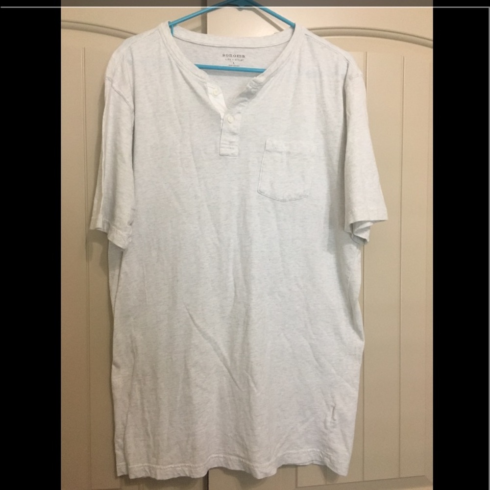 White button down