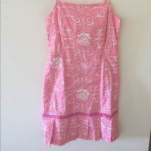 Lily Pulitzer summer pink dress flowers