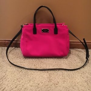 Hot pink kate spade purse