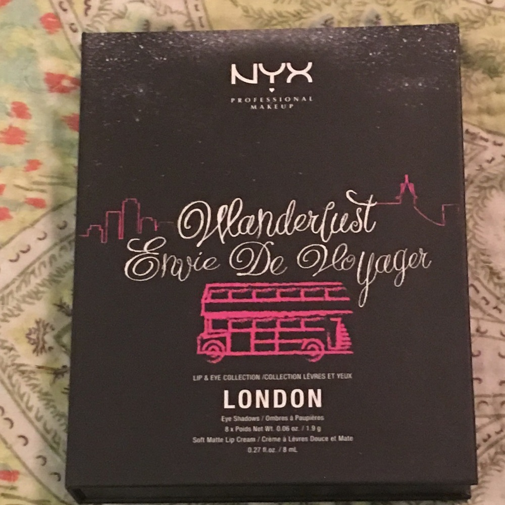 NYX Eyeshadow palette London.