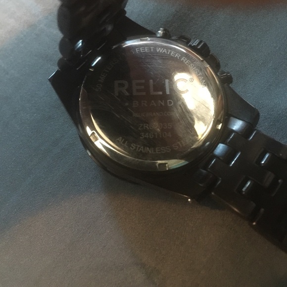 48 off Relic Other Relic black chronograph watch. NEEDS BATTERY from