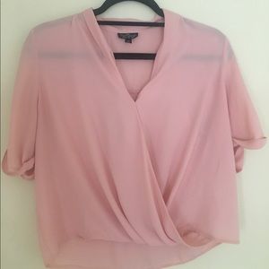 Pink Topshop Blouse