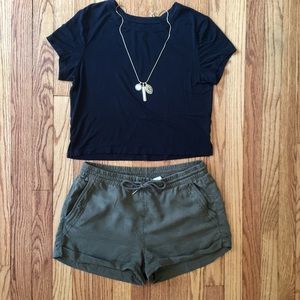 Olive Shorts