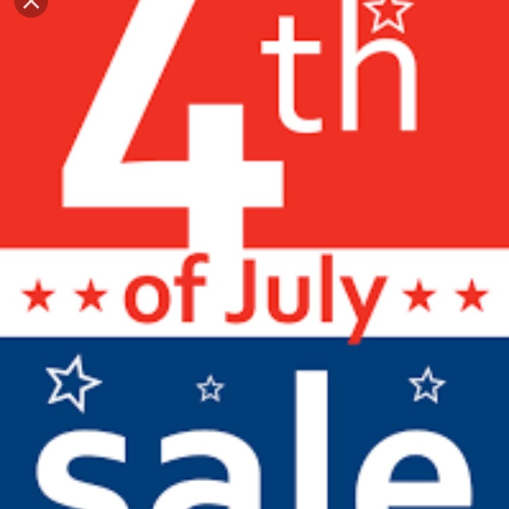 4th of July sale.