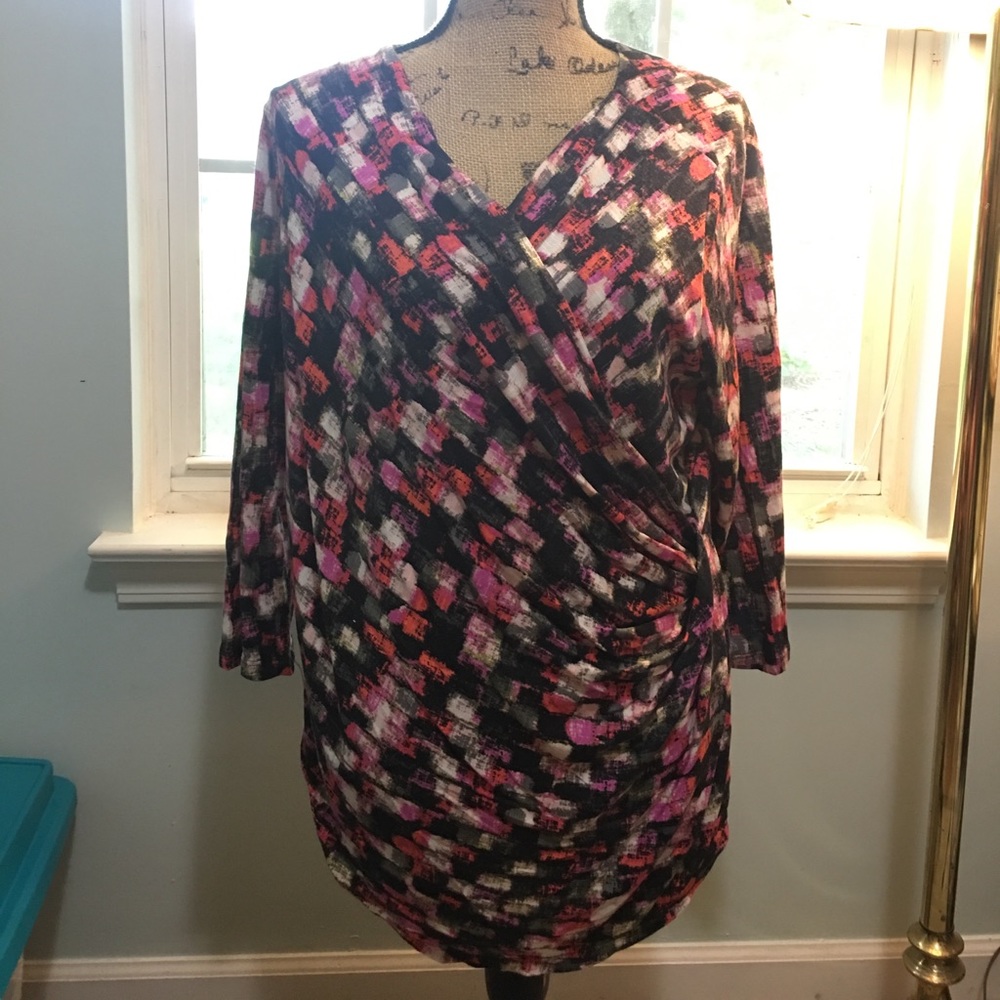 Nic+Zoe print blouse