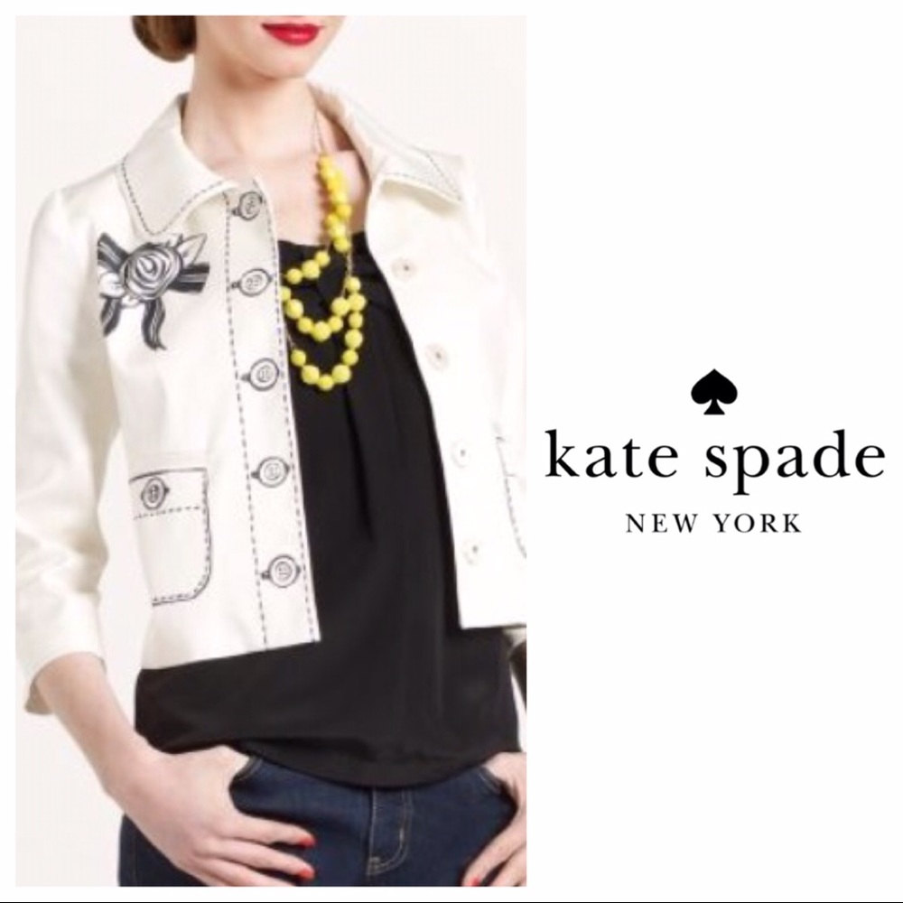 Kate Spade Trompe L'oeil Valerie Jacket