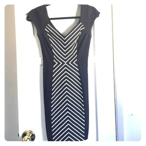 Guess Black and white dress